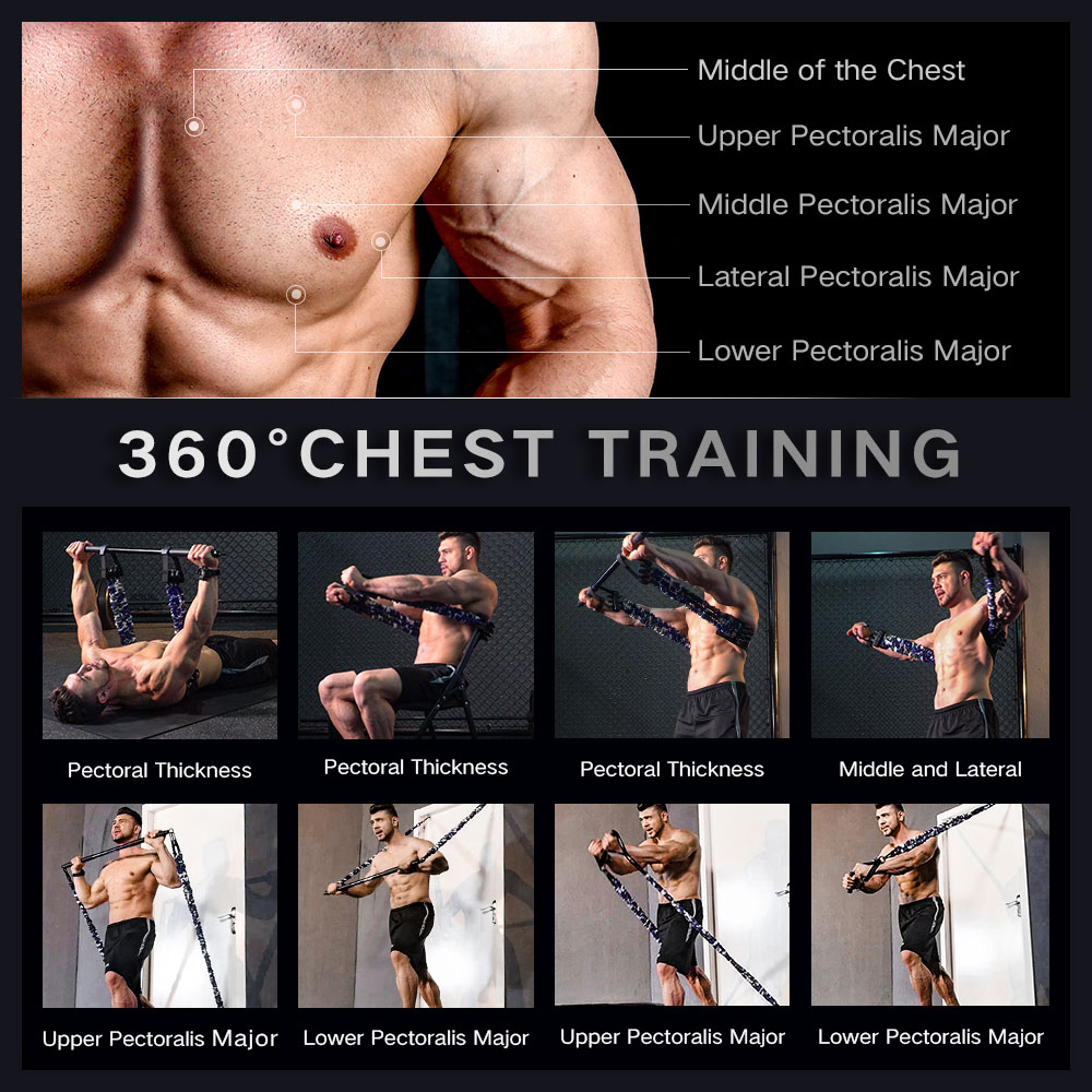 Chest Training with Resistance Band