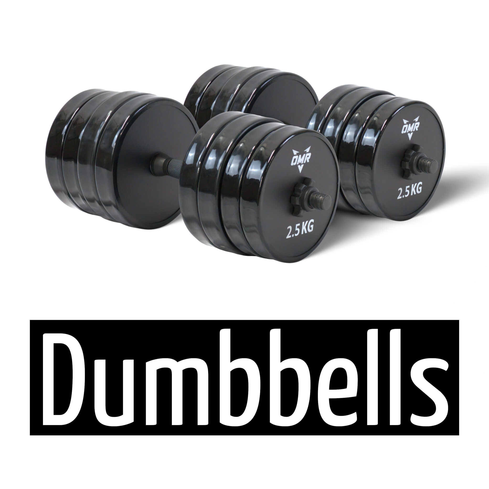 HighQuality OMR 40kg Dumbbell BarBell Set OMR
