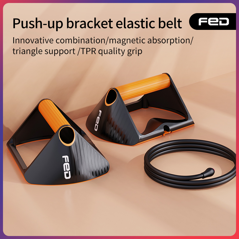 push up handle with elastic belts